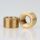M16x1 AG auf M10x1 IG  Länge 10mm Reduzier Gewinde-Adapter Messing