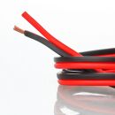 2x2,5 mm² Lautsprecherkabel CCA rot-schwarz - Meterware