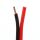 2x2,5 mm² Lautsprecherkabel CCA rot-schwarz - Meterware
