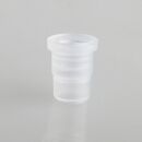 Kabeldurchführungstülle transparent 9x10 mm Durchgang 6 mm