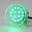 E14 LED Kappenlampe grün 16+4 SMD 1,2W/230V