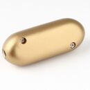 InterBär Schnurschalter Schnur-Zwischenschalter Handschalter gold 81x32mm 250V/2A mit Druckschalter