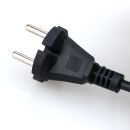 7,5m Staubsauger-Anschlussleitung 2x0,75 mm² H03 VV-F, 2 x 0,75mm²  schwarz