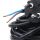 7,5m Staubsauger-Anschlussleitung 2x0,75 mm² H03 VV-F, 2 x 0,75mm²  schwarz