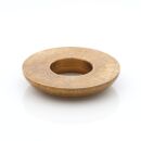 Halbrundmutter 24x5 mm 10,5mm mit Aufsatzbohrung für 13er Rohr Messing roh