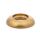 Halbrundmutter 24x5 mm 10,5mm mit Aufsatzbohrung für 13er Rohr Messing roh
