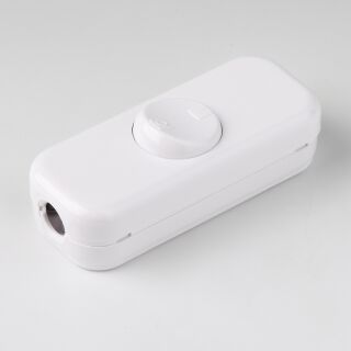 Kopp Schnurschalter Schnur-Zwischenschalter Handschalter weiß 80x33mm 2-polig 250V/10A