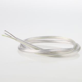 PVC Lampenkabel Elektro-Kabel Stromkabel Rundkabel transparent 3-adrig, 3x0,75mm² H03 VV-F Durchmesser 5,7mm
