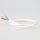 PVC-Lampenkabel Elektro-Kabel Stromkabel weiß 3-adrig 3x1mm² mit integriertem Stahlseil