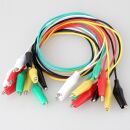 Prüfschnur Krokodilklemmen mit Kabel verstärkte...