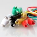 Prüfschnur Krokodilklemmen mit Kabel verstärkte...