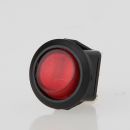 Wippschalter rund rot beleuchtet 1-polig 20 mm 250V/10A
