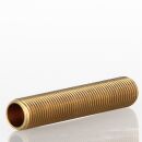M10x1 Gewinderohr 50mm lang Messing für G4 Steckfassung mit 7.6mm Innendurchmesser