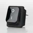 interBär Wippschalter schwarz 2-polig EIN/AUS 30x22...