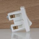 Einbau-Wippschalter weiß 1-polig EIN/AUS 20x14,2mm 250V/2A mit Schraubkontakte