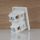 Einbau-Wippschalter weiß 1-polig EIN/AUS 20x14,2mm 250V/2A mit Schraubkontakte