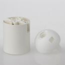 E27 Lampenfassung Thermoplast/Kunststoff weiß mit Glattmantel 2-teilig M10x1 IG