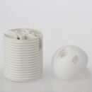 E27 Lampenfassung Thermoplast/Kunststoff weiß mit...
