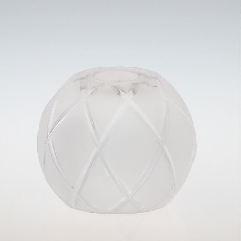 Lampen Ersatzglas opal satiniert klar geschliffen 80 mm Durchmesser