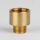 M10x1 AG auf R1/4 Zoll Reduzier-Nippel Kopfstück Gewinde-Adapter 15x16mm Messing roh