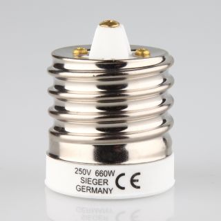 Sockeladapter für Leuchtmittel E40 auf E27 Fassung Adapter z.B für HQI-Lampe,.. 