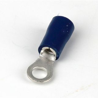 100 x Ringkabelschuh blau isoliert 1,5-2,5 mm² M3.7