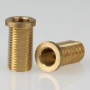 M10x1 Trompetennippel Messing 18mm lang 12x20mm mit...