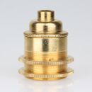 E27 Vintage Lampenfassung Metall Messing M10x1 IG ohne...