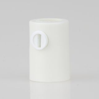 Zugentlastung mit M10x1 Innengewinde für Kabel 13x19mm Kunststoff weiß