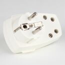 Kopp Schutzkontakt-Winkelstecker mit Schalter Weiß unbeleuchtet 16A 250VAC IP20 1704.0200.6
