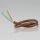 PVC-Lampenkabel Rundkabel braun 3-adrig, 3x1,5mm² H05 VV-F