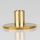 M10x1 Lampen Abschlussknopf Zierknopf 40x20mm T-Form Messing roh