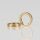 M8x1 Rundmutter 12x2mm Messing roh