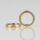 M13x1 Rundmutter 17x3mm Messing roh