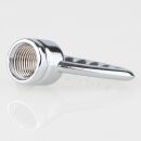 Zahnringnippel Metall verchromt 42mm mit M10x1...