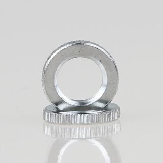 M8x1 Rändelmutter Kordelmutter 12x2 mm vernickelt