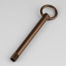 Pendelrohr Aufhängerohr mit Ring antik fume 120mm...