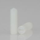 M4 Madenschraube DIN 551 Kunststoff Natur Länge 13mm