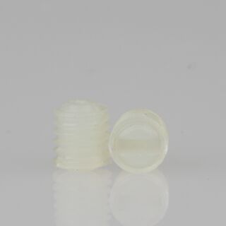 M5 Madenschraube DIN 551 Kunststoff Natur Länge 5mm