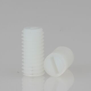 M5 Madenschraube DIN 551 Kunststoff Natur Länge 10mm