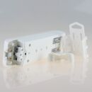Panasonic 4-fach Tischsteckdose Steckdosenleiste weiß 250V/16A ohne Kabel Zuleitung