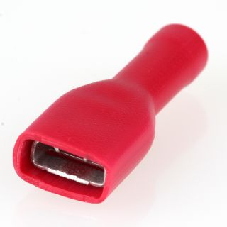 Flachstecker Flachsteckhülsen 0.5-6 mm² Kabelschuh Steckverbinde vollisoliert 