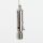 Seilstopper 10x47mm seitlicher Ausgang mit Gelenk Messing vernickelt M6 x7mm IG