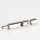 Seilstopper 10x47mm seitlicher Ausgang mit Gelenk Messing vernickelt M6 x7mm IG