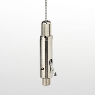 Seilstopper 9x30mm seitlicher Ausgang für Y-Aufhängung mit Sicherungskappe