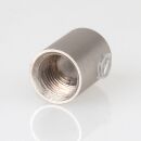 Zugentlastung mit M10x1 Innengewinde für Kabel 13x17mm Metall Edelstahloptik