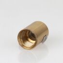 Zugentlastung mit M10x1 Innengewinde für Kabel 13x17mm Metall Messing poliert