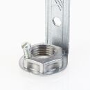 E14 Lampenfassung 80-100mm Kunststoff schwarz mit verstellbaren Metall-Winkel für Kronleuchter/Lüster