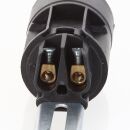 E14 Lampenfassung 100-120mm Kunststoff schwarz mit verstellbaren Metall-Winkel für Kronleuchter/Lüster