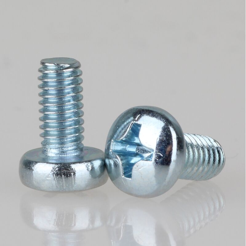 M5 Linsenschraube 10mm verzinkt mit Kreuzschlitz DIN 7985